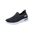 Slip on Sneakers Womens Hands Free Tennis Walking Shoes with Arch