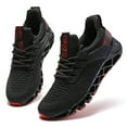 thumbnail image 1 of Slip on Sneakers for Women Running Shoes Tennis Walking Shoes Ladies Gym Workout Jogging Fashion Sneaker Black Red Size 9, 1 of 9