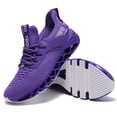 thumbnail image 1 of Slip on Sneakers for Women Running Shoes Tennis Walking Shoes Ladies Gym Workout Jogging Fashion Sneaker Purple Size 11, 1 of 7