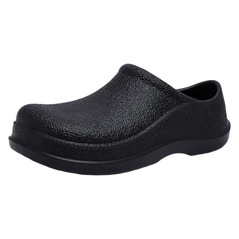 Slip on Steel Toe Shoes for Men Chef Clogs Non Slip Clog,work Nursing Shoe  - Walmart.com