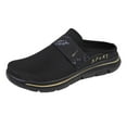 thumbnail image 1 of Slip on Steel Toe Shoes for Women Clog House Shoes Comfort Slip-On Walking Mules with Indoor Outdoor, 1 of 7