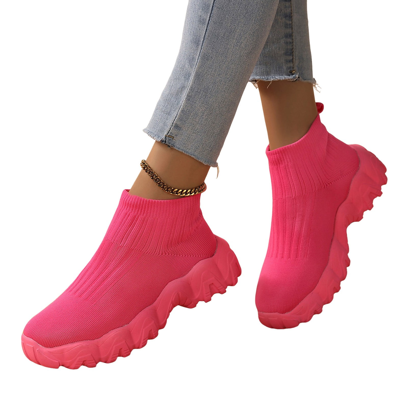 Slip on Walking Shoes for Women 2025 Fashion Comfortable Lightweight Mesh Running Tennis Trainer Gym Sneakers