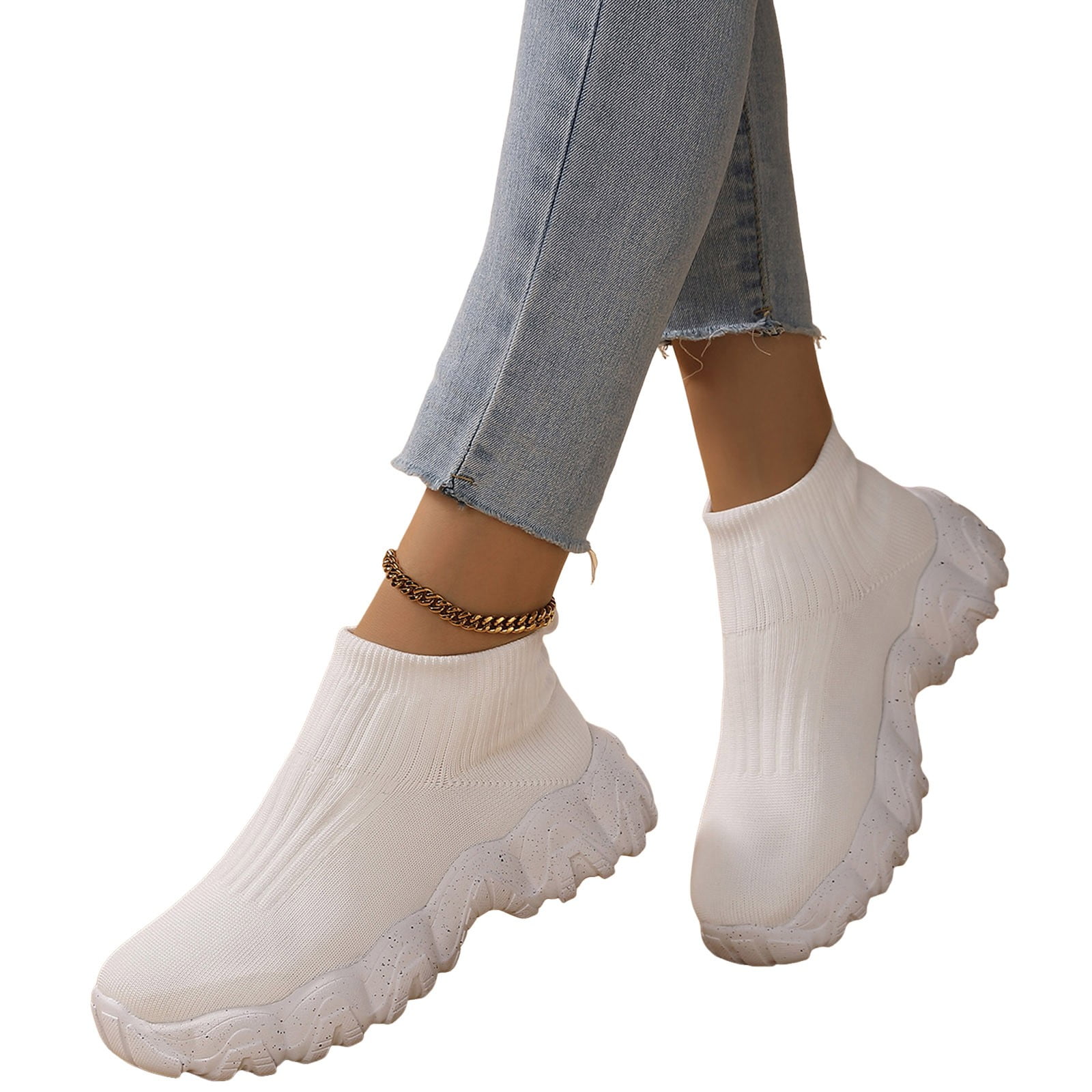 Slip on Walking Shoes for Women 2025 Fashion Comfortable Lightweight Mesh Running Tennis Trainer Gym Sneakers