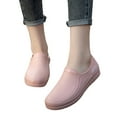 thumbnail image 1 of Slip on Waterproof Garden Shoes for Women Rubber Outdoor Work Rain Boots Short Ankle Booties Rainboots, 1 of 8