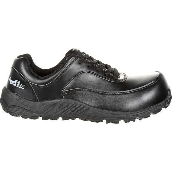 SlipGrips FedEx Composite Toe Slip-Resistant Work Athletic Shoe