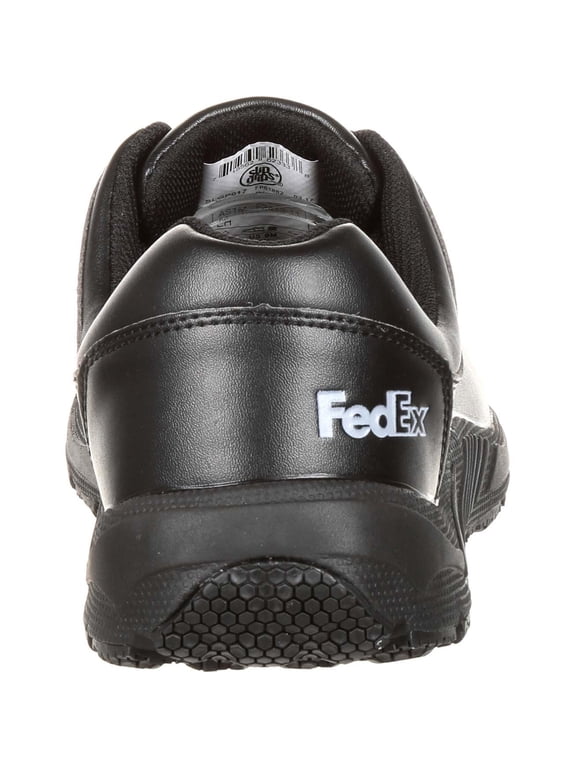 FedEx Composite Toe Slip-Resistant Work Athletic Shoe, Black, Size 10(W)