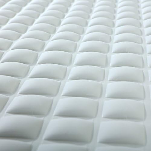 SlipX Solutions Foot Friendly Pillow Top Plus Safety Bath Mat, 15 x 27