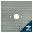 thumbnail image 1 of SlipX Solutions 21 x 21 Square Rubber Safety Shower Mat, Tan, 1 of 9