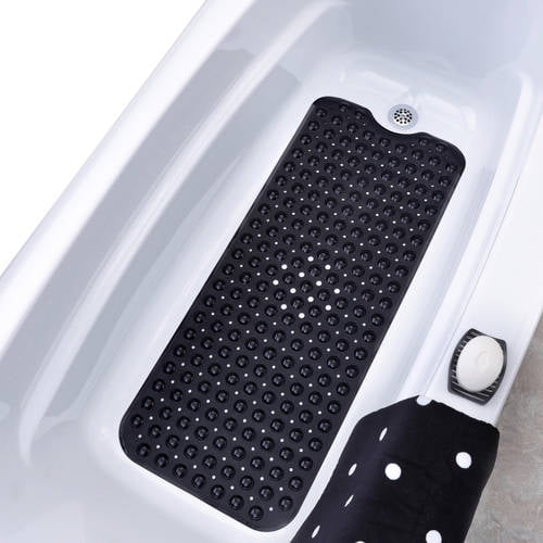 SlipX Solutions Extra Large Non-Slip Vinyl Bath Mat for Shower and ...