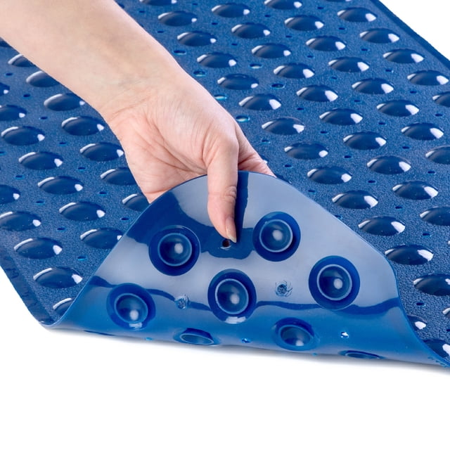 SlipX Solutions Extra Long 39x16 Non-Slip Vinyl Bath Mat, Large Anti ...