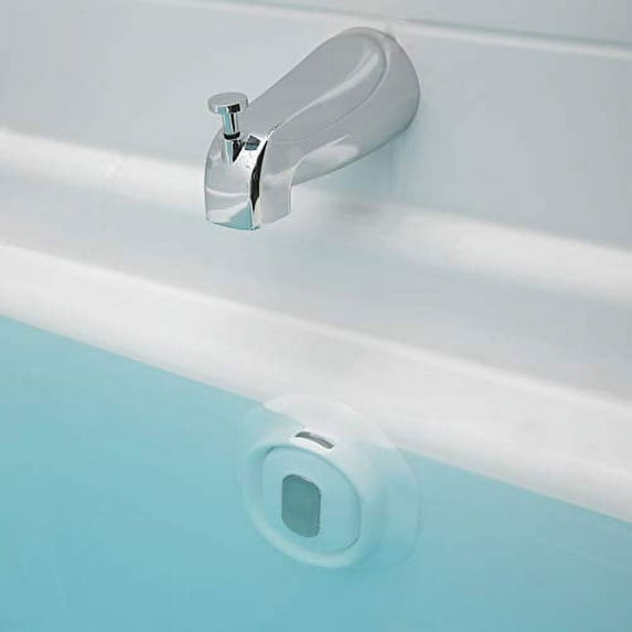 SlipX Solutions Better Soak 6.75’’ Adjustable Overflow Drain Cover with Suction Cups