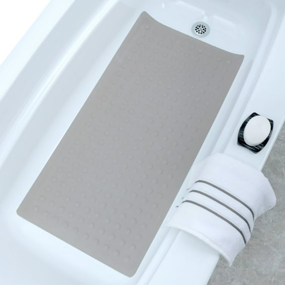 SlipX Solutions Extra Long Rubber Bath Safety Mat