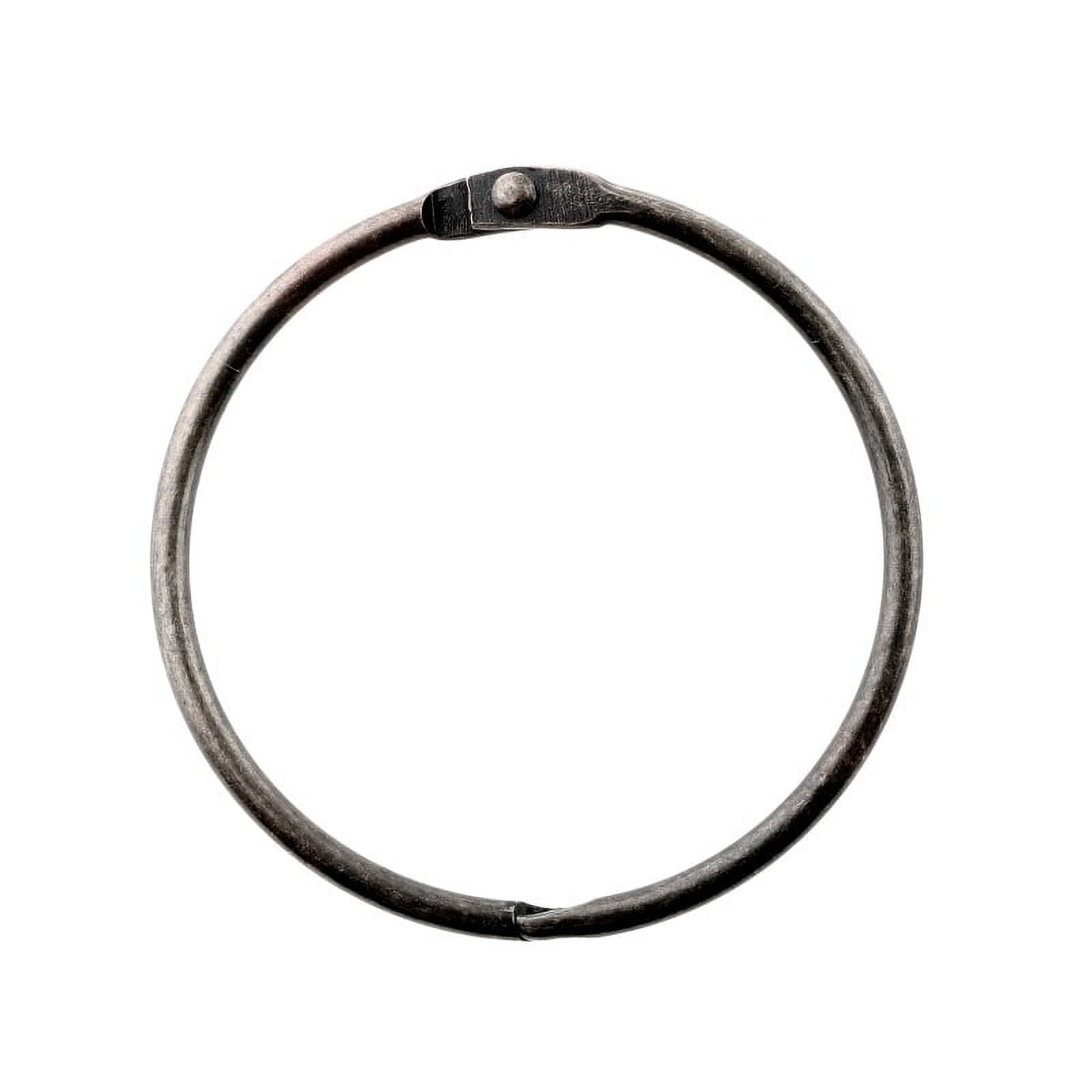 Oil Rubbed Bronze Rust-Resistant Shower Curtain Rings Set