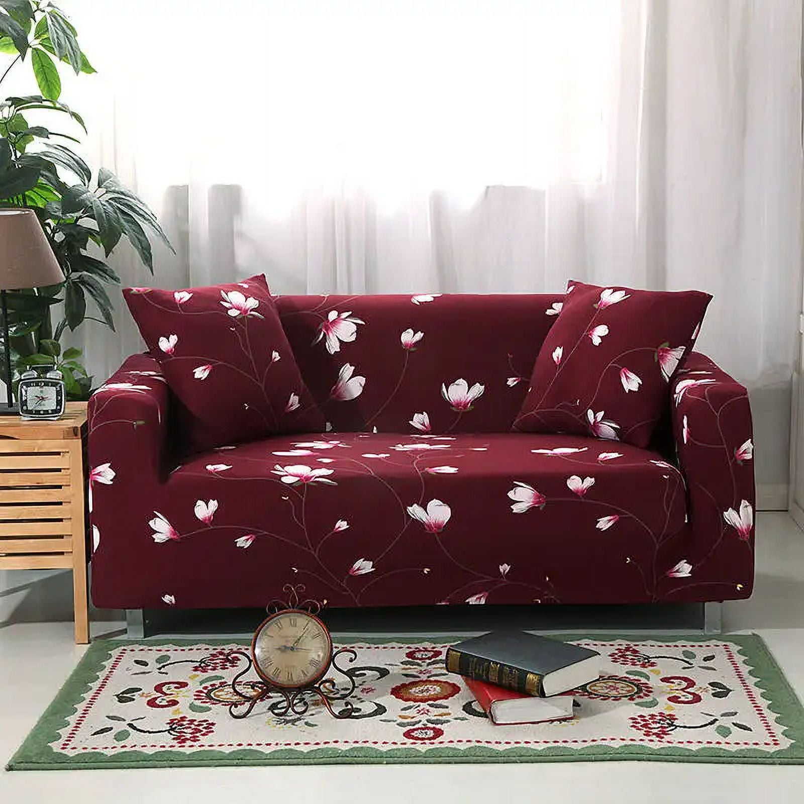 Slipcover Floral Sofa Covers Suitable for Four Seasons for Living Room
