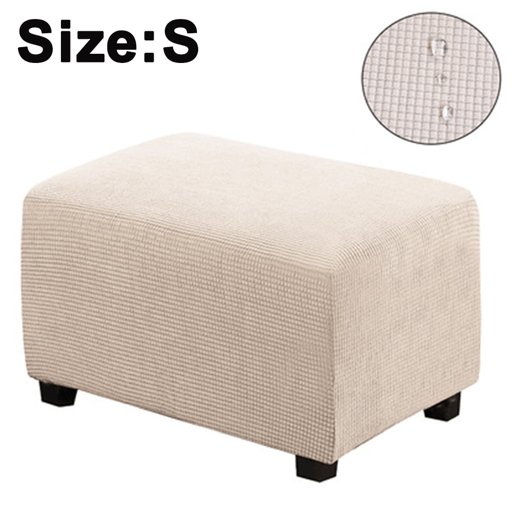 Slipcover Rectangle for Living Room, Stretch Slipcover for Ottoman