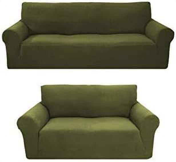 Slipcover Set Polyester Spandex Couch Covers, Furniture Covers For