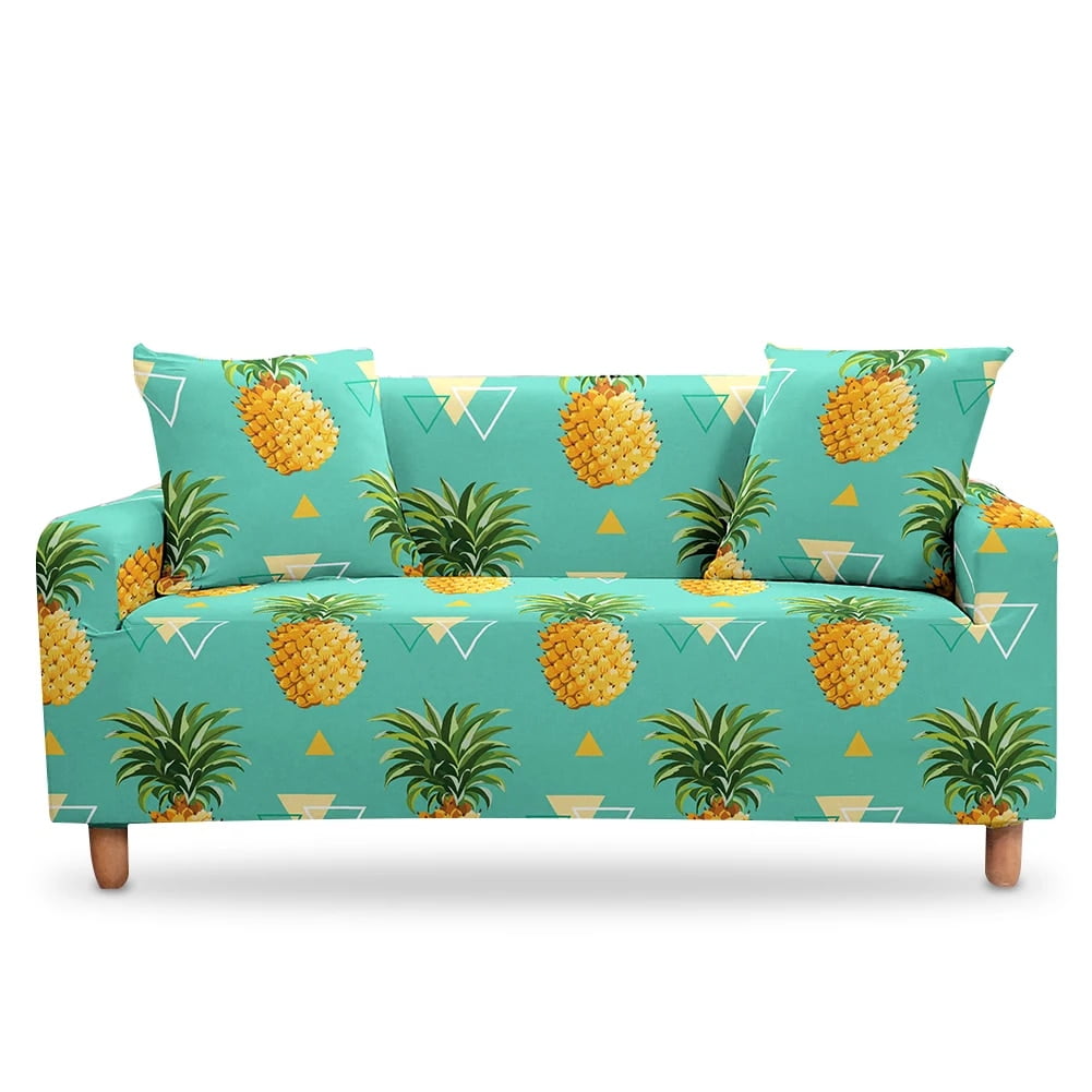 Slipcovers Sofa Cover for Living Room Pineapple Sectional Stretch Couch Cover 1/2/3/4 Seater L