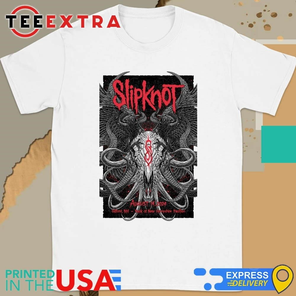Slipknot Banknh Pavilion Gilford Nh August 14 2024 Shirt
