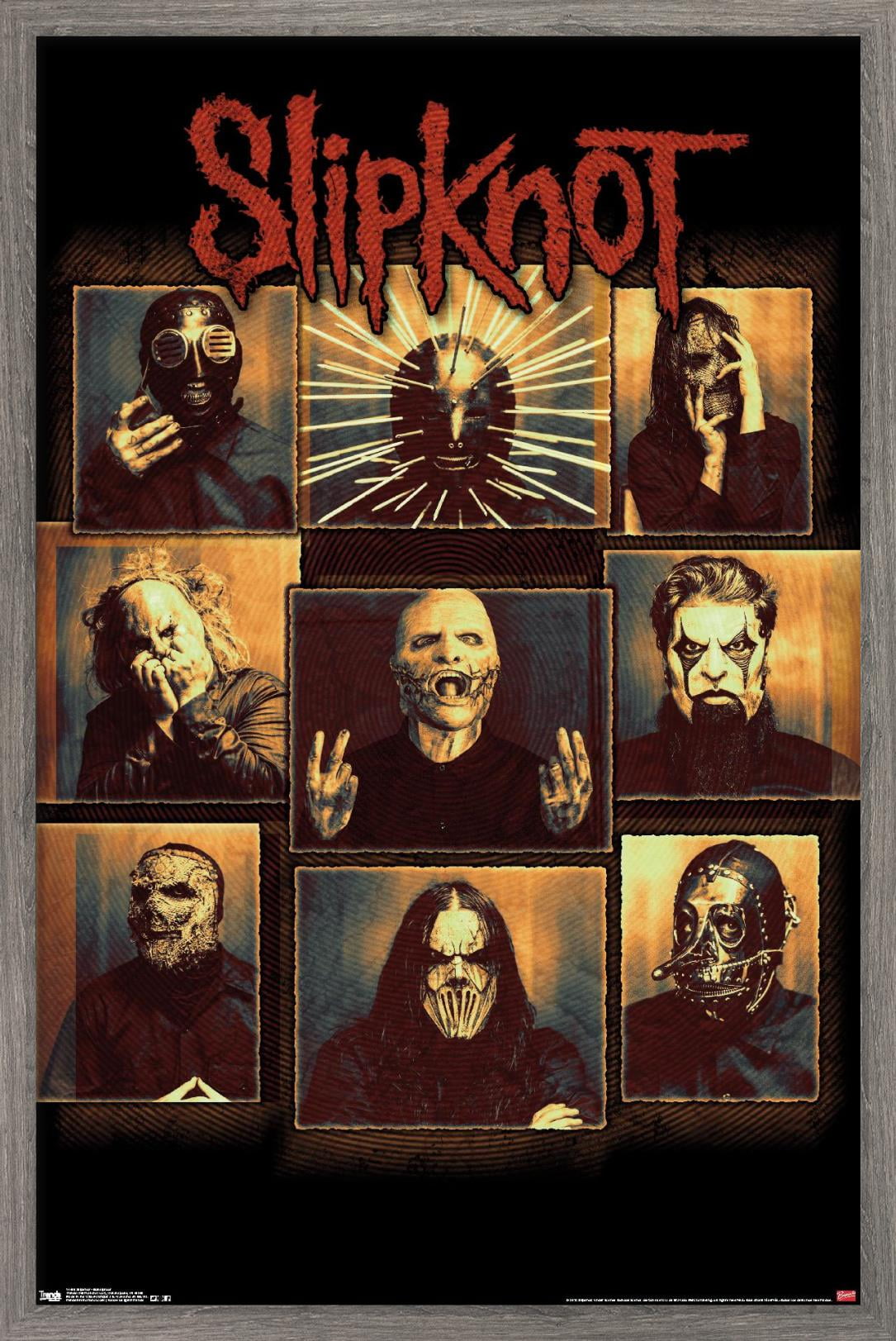 Slipknot - Bulletproof Wall Poster, 14.725" x 22.375" Framed