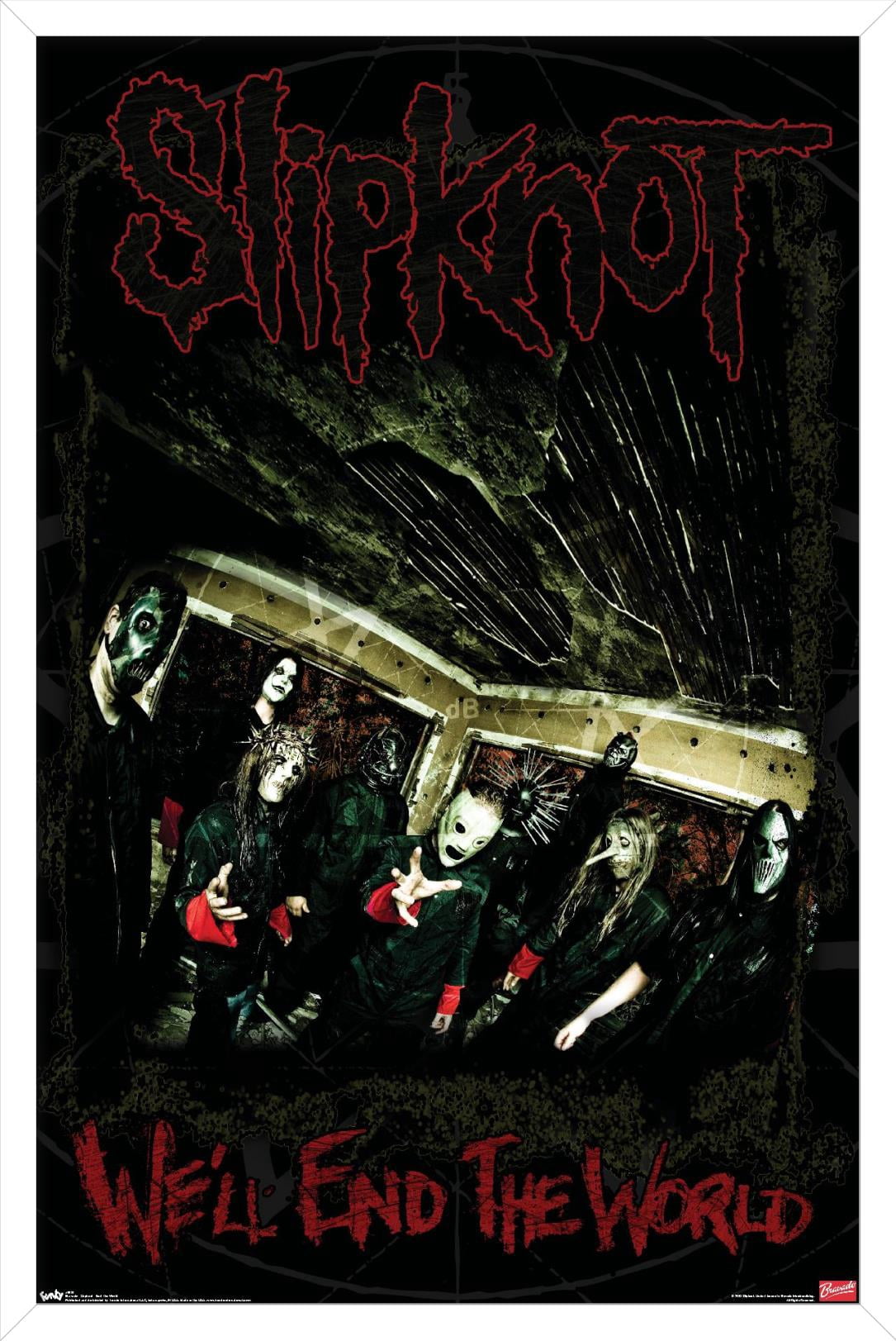 Slipknot - End The World Wall Poster, 14.725" x 22.375" Framed