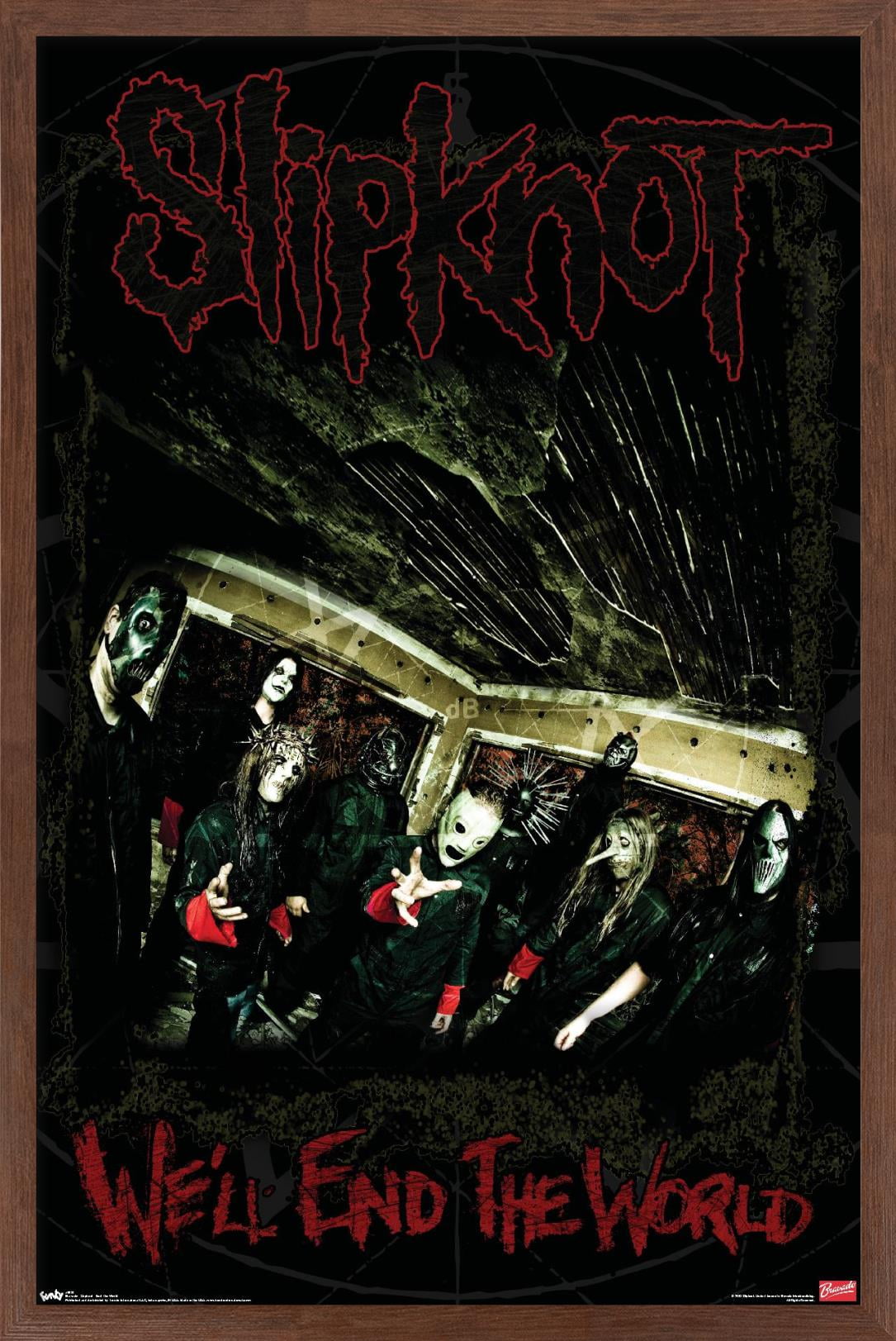 Slipknot - End The World Wall Poster, 22.375" x 34" Framed