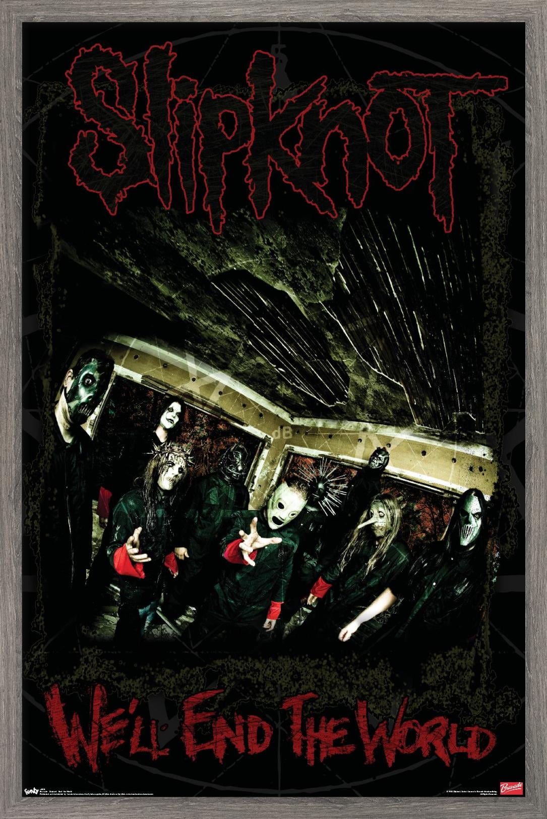 Slipknot - End The World Wall Poster, 22.375" x 34" Framed