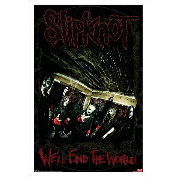 Slipknot - End The World Wall Poster, 22.375" x 34" Framed