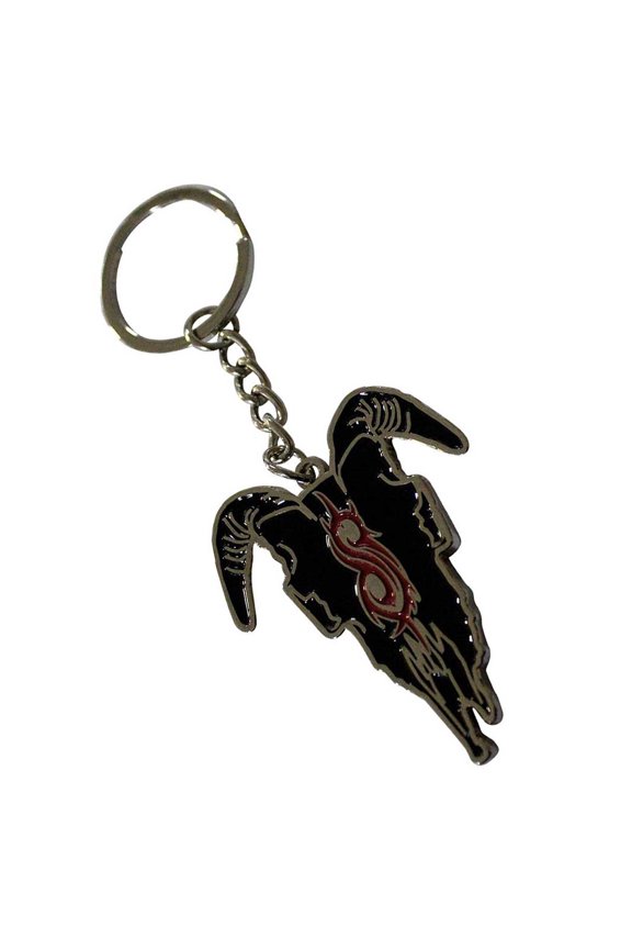 Slipknot Goat Head Logo Keychain Black