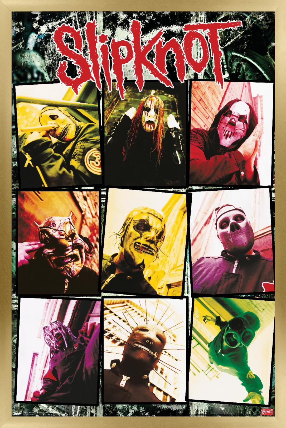 Slipknot ポスター Slipknot - Grid Wall Poster, 22.375