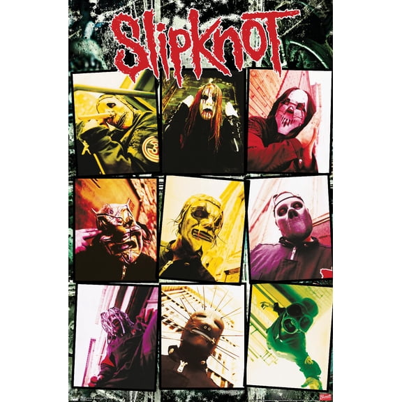 Slipknot - Grid Wall Poster, 14.725" x 22.375"