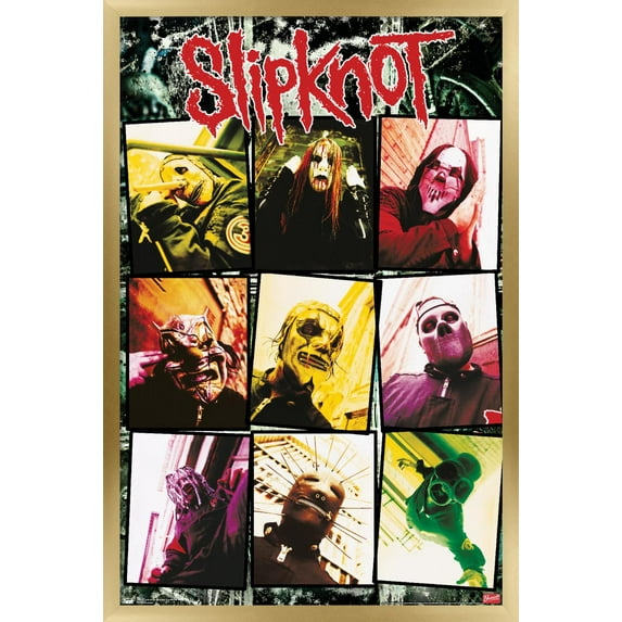 Slipknot - Grid Wall Poster, 22.375" x 34" Framed