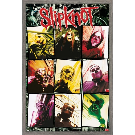 Slipknot - Grid Wall Poster, 22.375" x 34" Framed