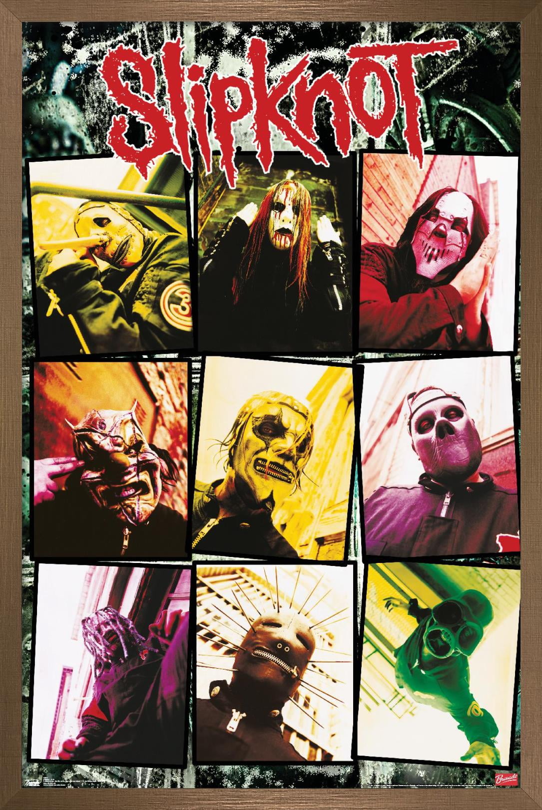 Slipknot - Grid Wall Poster, 22.375" x 34" Framed