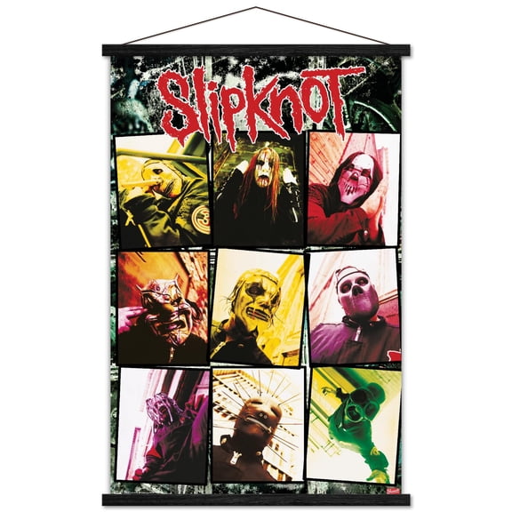 Slipknot - Grid Wall Poster with Magnetic Frame, 22.375" x 34"