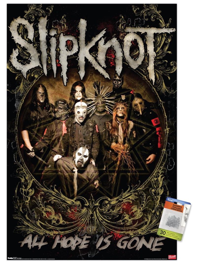 Slipknot - Hope Is Gone Wall Poster with Pushpins, 22.375
