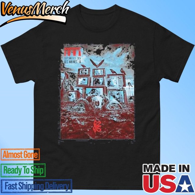 Slipknot In Des Moines Ia On September 21 2024 Tour Shirt