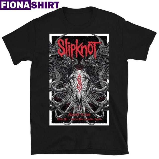 Slipknot In Gilford Nh On August 14 2024 Tour Poster Shirt