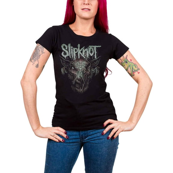 Slipknot Infected Goat Skinny Fit T Shirt