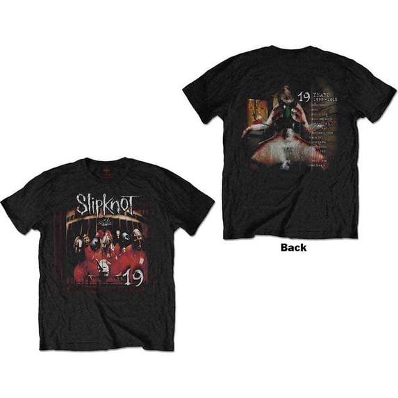Slipknot Kids T-Shirt: Debut Album - 19 Years (Back Print) (3-4 Years)
