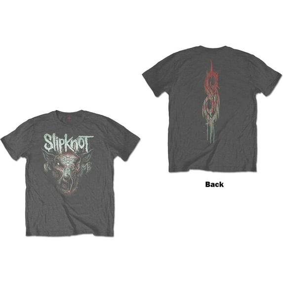 Slipknot Kids T-Shirt: Infected Goat (Back Print) (5-6 Years)