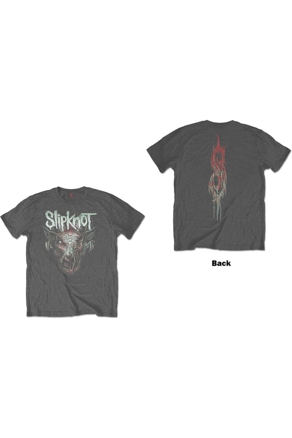 Slipknot Kids T-Shirt: Infected Goat (Back Print) (7-8 Years)