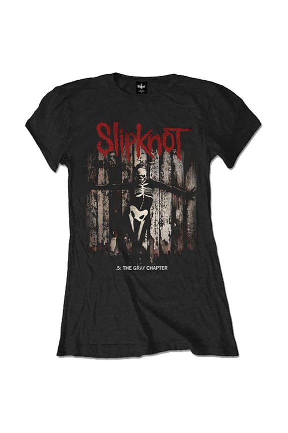 Slipknot Ladies T-Shirt: .5: The Gray Chapter Album (X-Large)