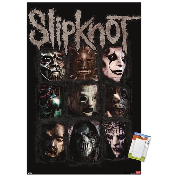 Slipknot - Masks 08 Wall Poster, 22.375" x 34"