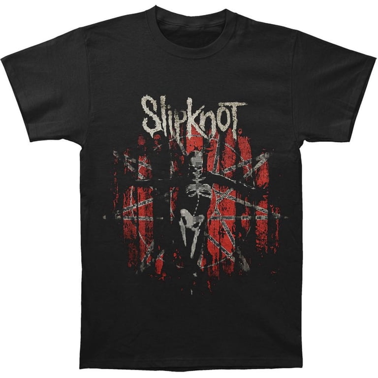 Slipknot Men's The Gray Chapter Star Logo T-shirt, Small, Black