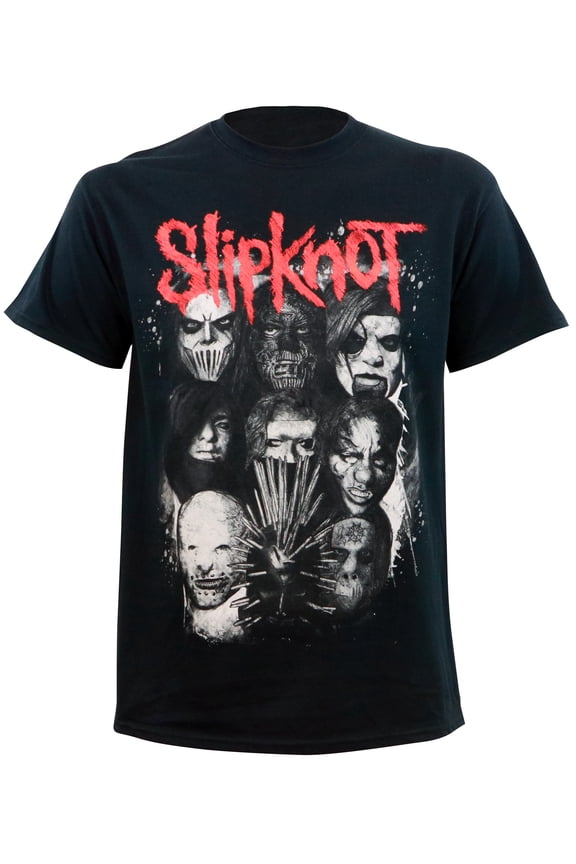 Slipknot Men's We Are Not Your Kind Red Grey Logo T-Shirt Black 2XL