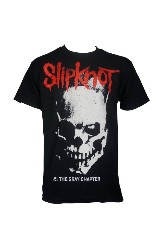 Slipknot Mens Skull And Tribal Gray Chapter T-Shirt S