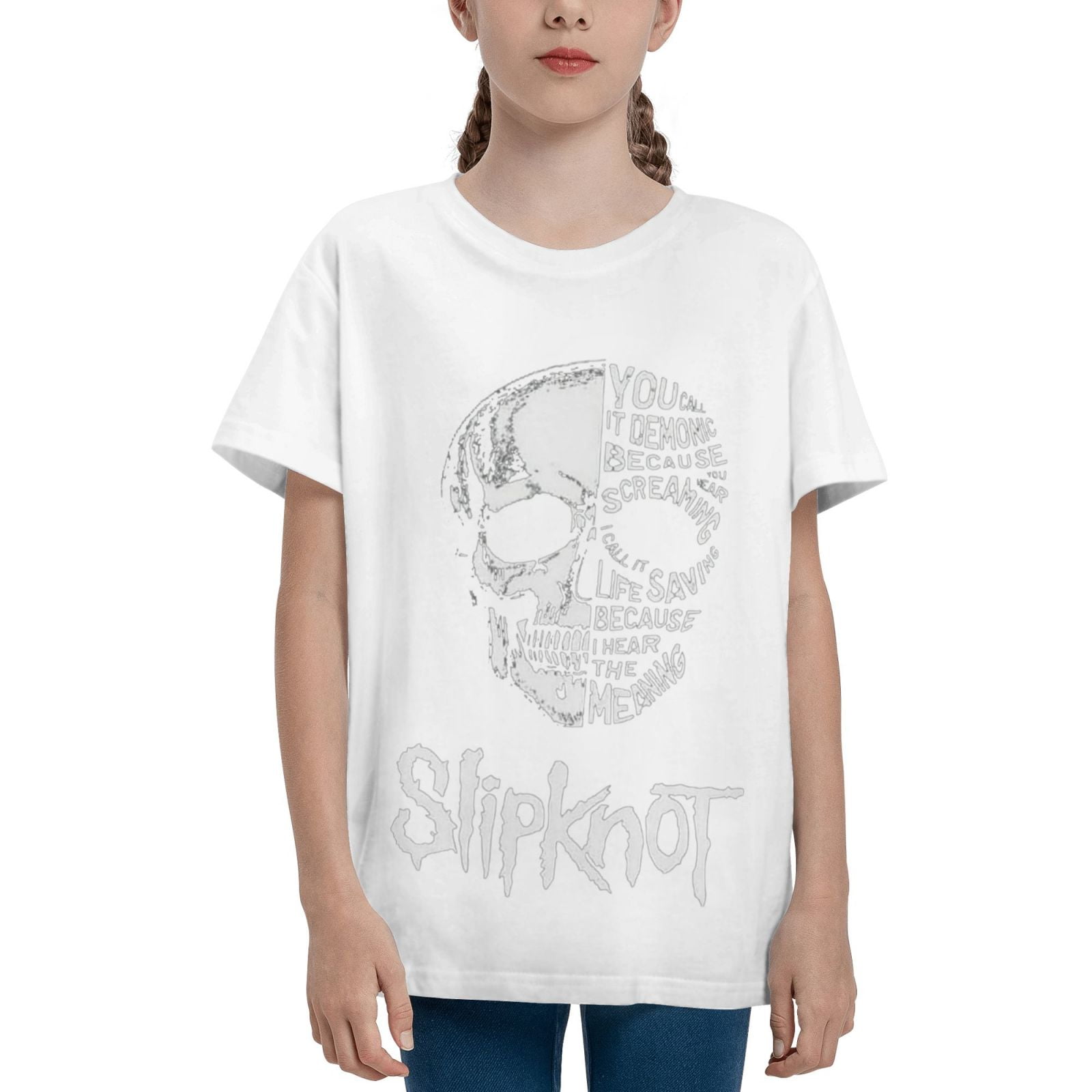Slipknot Teenage T Shirt Boys Girls Shirt Graphic T Shirt Crew Neck Short Sleeve 3d Colorful Tops Tees 6 16 Years Walmart