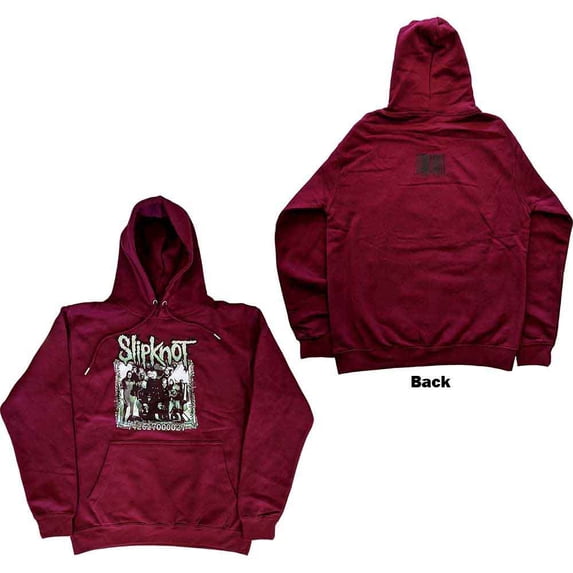 Slipknot Unisex Pullover Hoodie Sweatshirt Barcode Photo (Back Print) (Medium)