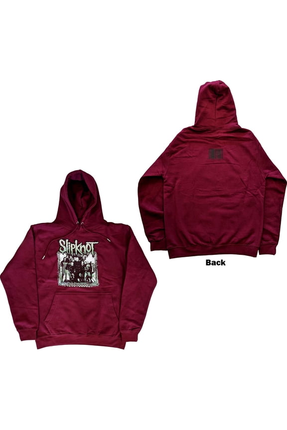 Slipknot Unisex Pullover Hoodie Sweatshirt Barcode Photo (Back Print) (Small)