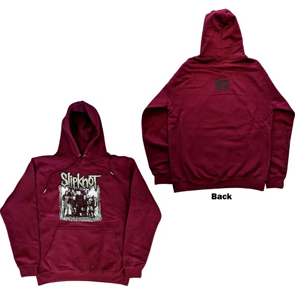 Slipknot Unisex Pullover Hoodie Sweatshirt Barcode Photo (Back Print) (X-Large)